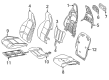 Diagram for 2014 Mercedes-Benz CLA250 Seat Cushion Pad - 117-910-58-00-7M97