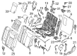 Diagram for Mercedes-Benz GLE450 AMG Seat Heater Pad - 166-820-09-98