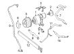 Diagram for 2007 Mercedes-Benz SL550 Engine Oil Cooler - 215-500-00-00