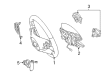 Diagram for Mercedes-Benz Steering Wheel - 207-460-10-03-8P18