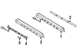 Diagram for 1990 Mercedes-Benz 300CE Third Brake Light - 129-820-14-56