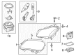 Diagram for 2016 Mercedes-Benz CLS400 Daytime Running Lights - 218-820-37-59