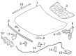 Diagram for 2020 Mercedes-Benz CLA45 AMG Hood Latch - 177-880-30-00