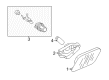 Diagram for Mercedes-Benz CLS63 AMG Side Marker Lights - 221-820-05-21