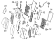 Diagram for 2022 Mercedes-Benz E450 Seat Heater Pad - 238-906-10-00