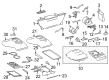 Diagram for Mercedes-Benz GLB250 Door Screws - 000000-000276