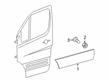 Diagram for Mercedes-Benz Sprinter 1500 Door Moldings - 910-690-02-00-9K83