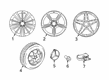 Diagram for Mercedes-Benz GLC63 AMG S Wheel Bearing Dust Cap - 000-400-27-00-9040