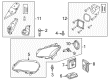 Diagram for 2012 Mercedes-Benz CLS63 AMG Headlight - 218-820-45-61