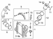 Diagram for 2024 Mercedes-Benz C300 Radiator - 099-500-99-00