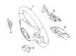 Diagram for 2017 Mercedes-Benz GLA45 AMG Steering Wheel - 172-460-84-03-9E38