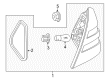 Diagram for 1999 Mercedes-Benz SLK230 Tail Light - 170-820-14-64-05