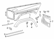 Diagram for 2023 Mercedes-Benz G550 Bumper Reflector - 463-826-19-00