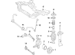 Diagram for Mercedes-Benz E550 Steering Knuckle - 212-332-18-01