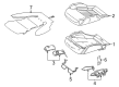 Diagram for 2018 Mercedes-Benz SL63 AMG Seat Cushion Pad - 231-910-35-00