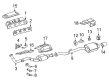 Diagram for Mercedes-Benz SLK230 Exhaust Hanger - 170-492-06-41