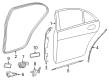 Diagram for Mercedes-Benz S500 Weather Strip - 223-730-50-00