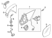 Diagram for 2020 Mercedes-Benz S560 Side View Mirrors - 222-810-66-01