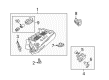 Diagram for 2012 Mercedes-Benz E550 Glove Box - 207-680-04-91-7L63