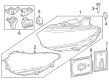 Diagram for 2023 Mercedes-Benz EQE 500 SUV Headlight - 294-906-21-00