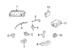 Diagram for 2007 Mercedes-Benz S550 A/C Switch - 221-870-02-51