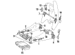 Diagram for 1995 Mercedes-Benz SL500 Power Seat Gear - 129-820-26-07