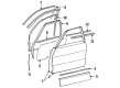 Diagram for 1989 Mercedes-Benz 300SEL Window Regulator - 126-720-17-46