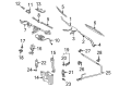 Diagram for 2005 Mercedes-Benz CLK55 AMG Windshield Wiper Arms - 203-820-32-44