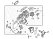 Diagram for Mercedes-Benz GL550 A/C Evaporator Core - 166-830-33-60