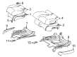 Diagram for 2021 Mercedes-Benz GLA250 Seat Cushion Pad - 247-920-83-00