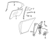 Diagram for 2006 Mercedes-Benz CLS500 Weather Strip - 219-735-05-65