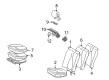 Diagram for 2001 Mercedes-Benz S600 Seat Cushion Pad - 220-920-41-50