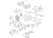 Diagram for Mercedes-Benz SL400 Engine Mount - 231-240-00-00