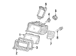 Diagram for 1989 Mercedes-Benz 560SEC Headlight - 126-820-12-59