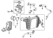 Diagram for Mercedes-Benz CLA45 AMG Coolant Reservoir - 133-200-01-85