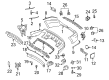 Diagram for Mercedes-Benz S65 AMG Control Arm Nut - 913023-010002