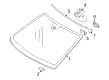 Diagram for 2008 Mercedes-Benz SLK55 AMG Windshield - 171-670-02-00