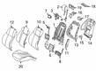 Diagram for 2019 Mercedes-Benz CLS450 Seat Cushion Pad - 257-910-70-04-8V26