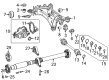 Diagram for 2011 Mercedes-Benz E550 Universal Joints - 000-411-06-00