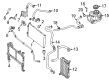 Diagram for Mercedes-Benz GLS63 AMG Radiator Hose - 166-501-23-82