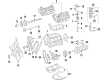 Diagram for 2011 Mercedes-Benz E350 Engine Mount - 212-240-07-17-64