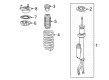 Diagram for 2024 Mercedes-Benz C43 AMG Coil Springs - 206-321-26-01