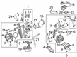 Diagram for 2019 Mercedes-Benz SL550 Oxygen Sensor - 009-542-56-18-64