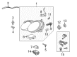 Diagram for 2007 Mercedes-Benz SL65 AMG Light Control Module - 230-820-84-26