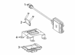 Diagram for Mercedes-Benz CLA35 AMG Cruise Control Module - 213-900-25-29