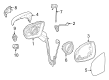 Diagram for 2022 Mercedes-Benz SL63 AMG Side View Mirrors - 232-810-75-01