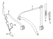 Diagram for Mercedes-Benz G55 AMG Seat Belt - 463-860-50-85-3D53