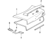 Diagram for 1993 Mercedes-Benz 190E Weather Strip - 201-750-00-98