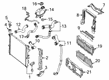 Diagram for Mercedes-Benz CLS450 Oil Cooler Hose - 257-501-11-00