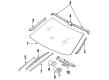 Diagram for Mercedes-Benz 500SEC Windshield Wiper Arms - 126-820-30-44